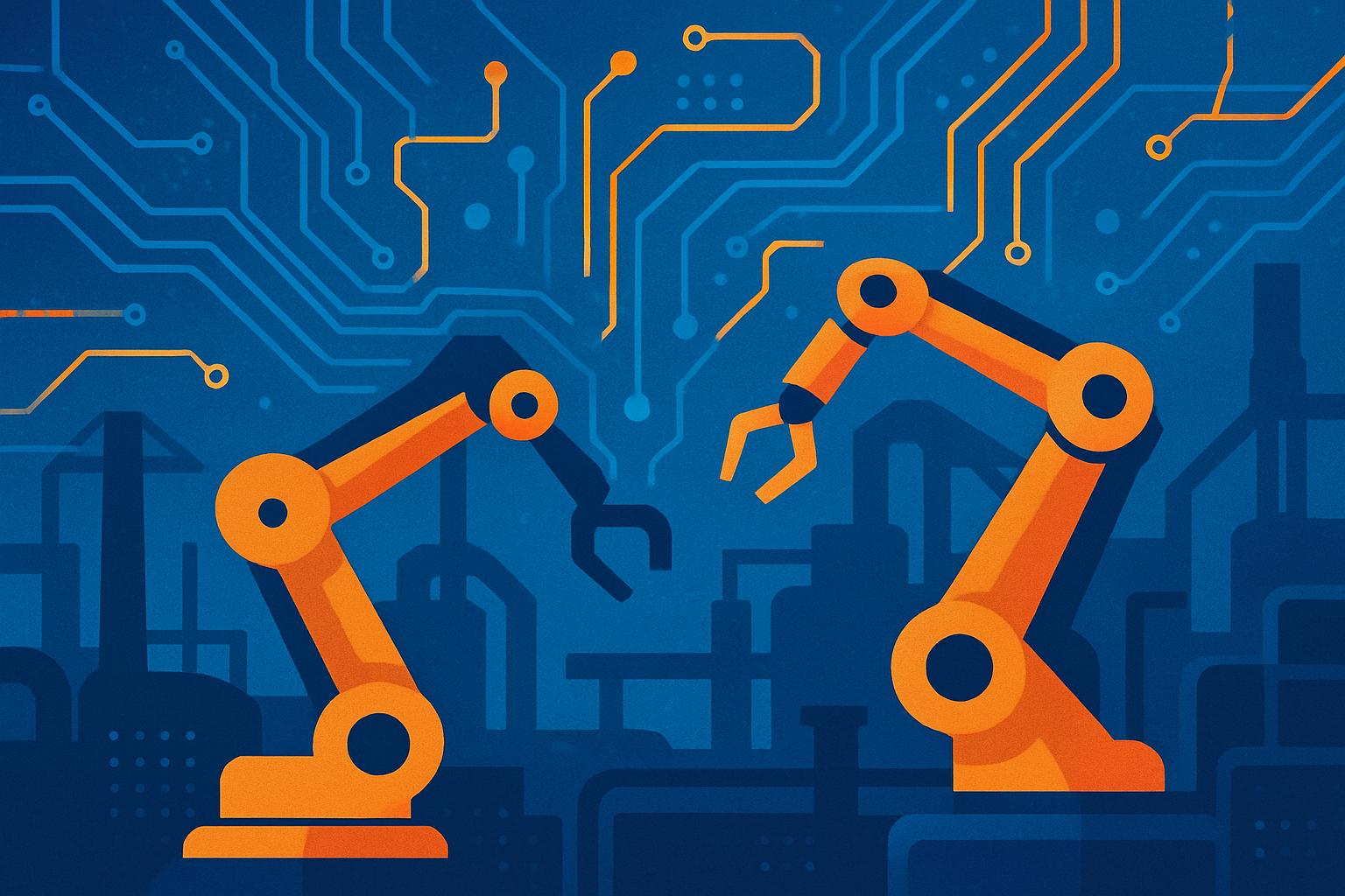 食品工場自動化ラインのイメージ写真